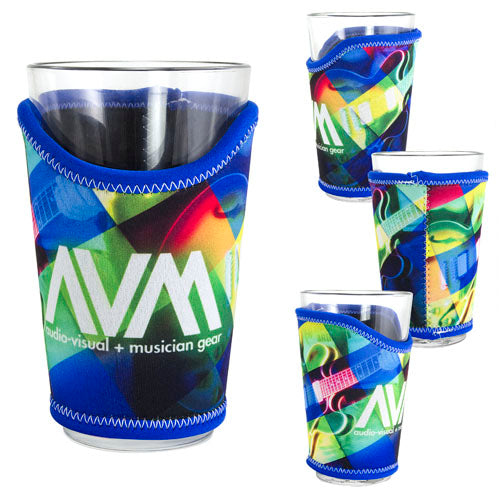 Customized Stacia Deluxe Pint Glass Sleeve - Full Color