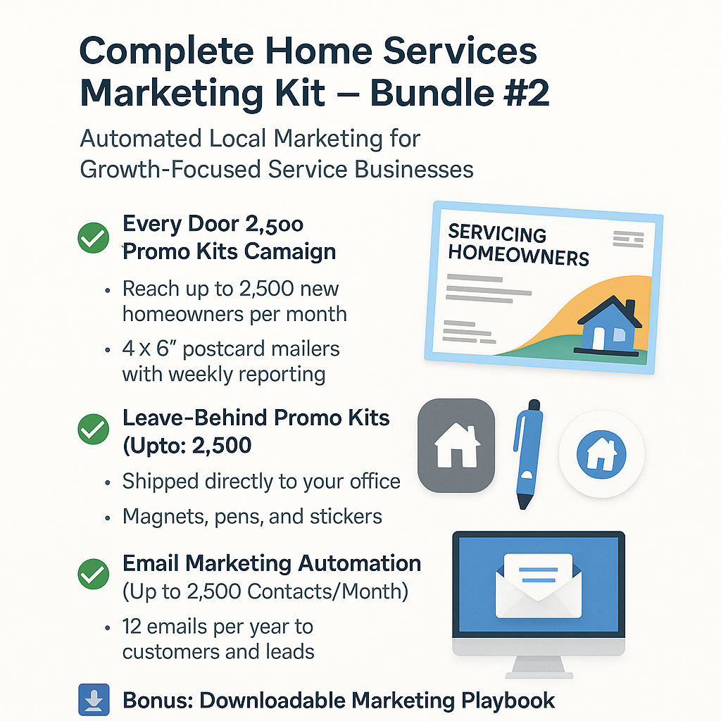 Home Services Remarketing Bundle - Business Expansion 2500 Package