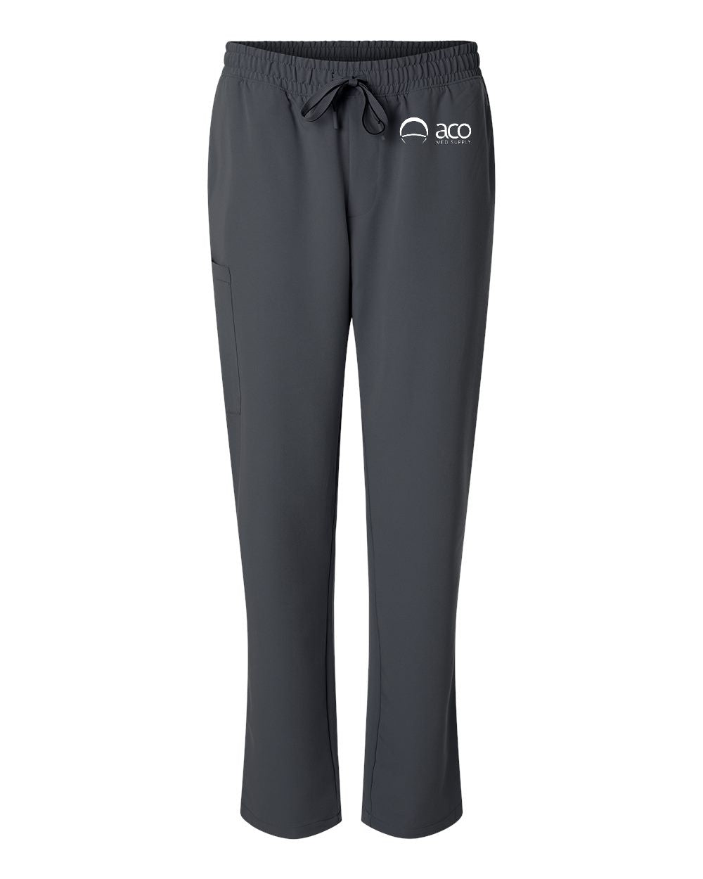 Jaanuu Men’s Rhodes Everyday Straight-Leg Scrub Pants With Logo