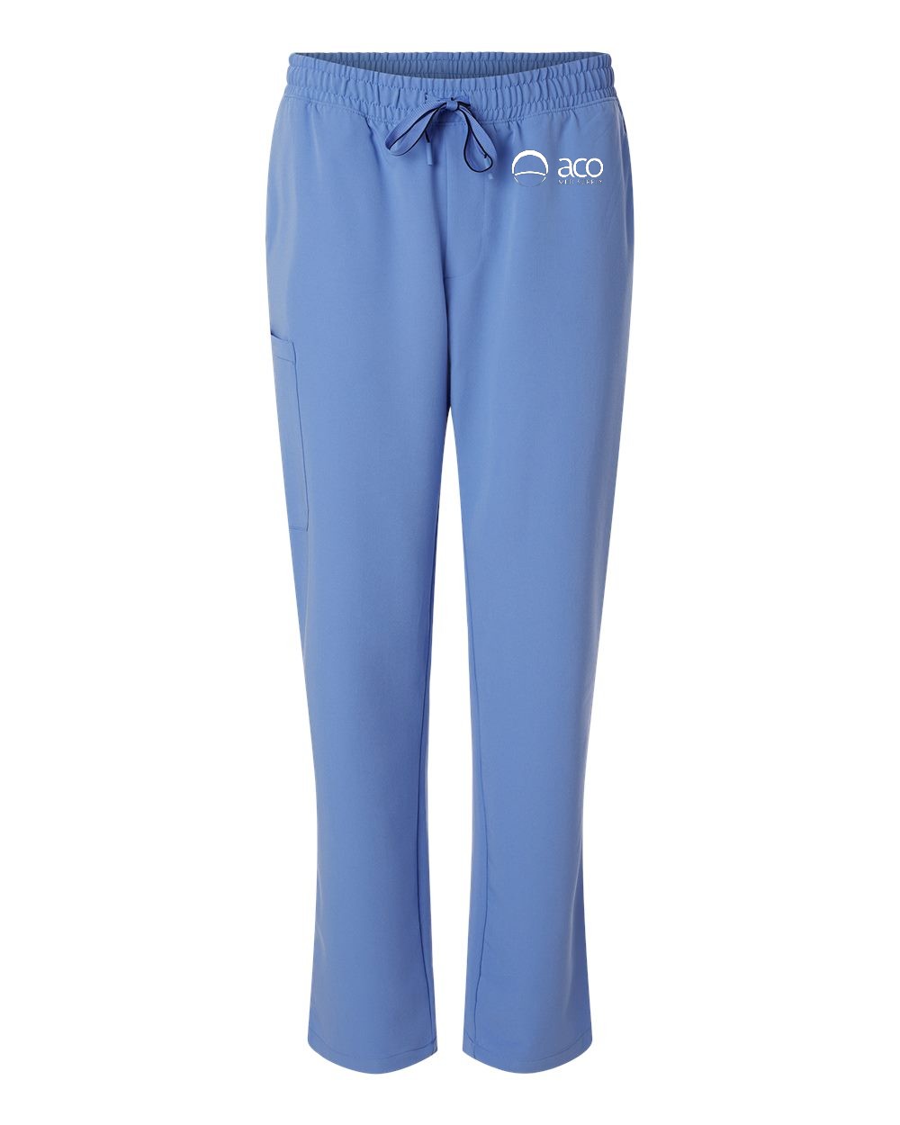 Jaanuu Men’s Rhodes Everyday Straight-Leg Scrub Pants With Logo