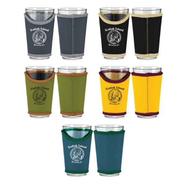 Customized Stacia Deluxe Neoprene Pint Glass Insulator - One Color