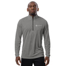 Atlantic AE Quarter Zip Adidas Dry-Wick Pullover - White Logo