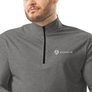 Atlantic AE Quarter Zip Adidas Dry-Wick Pullover - White Logo
