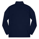 Atlantic AE Quarter Zip Adidas Dry-Wick Pullover - White Logo
