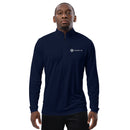 Atlantic AE Quarter Zip Adidas Dry-Wick Pullover - White Logo