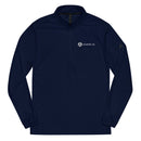 Atlantic AE Quarter Zip Adidas Dry-Wick Pullover - White Logo