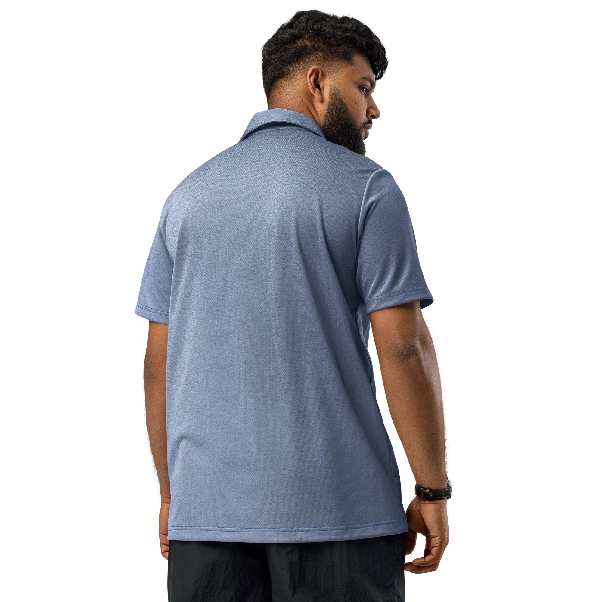 Adidas unisex space-dyed polo