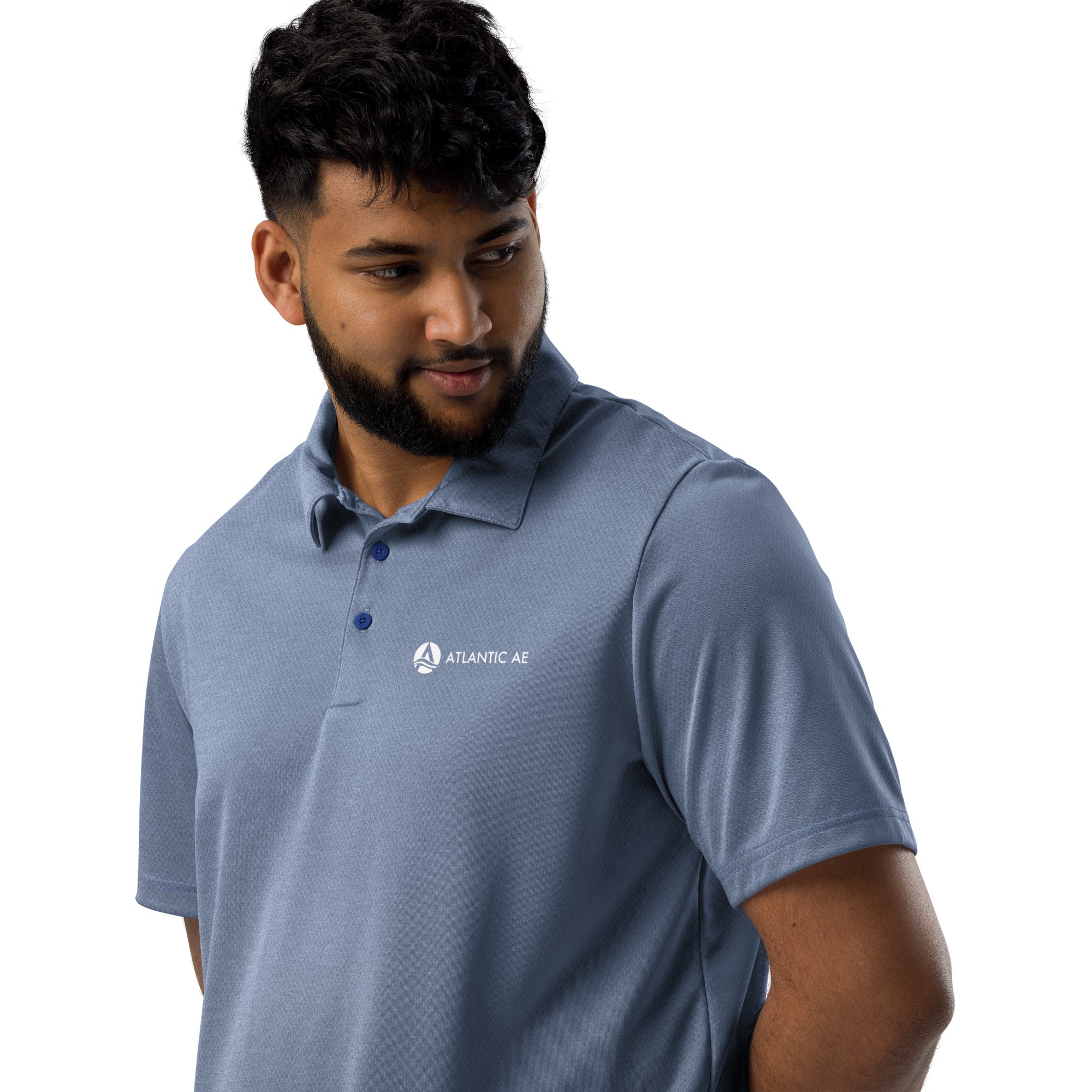 Adidas unisex space-dyed polo