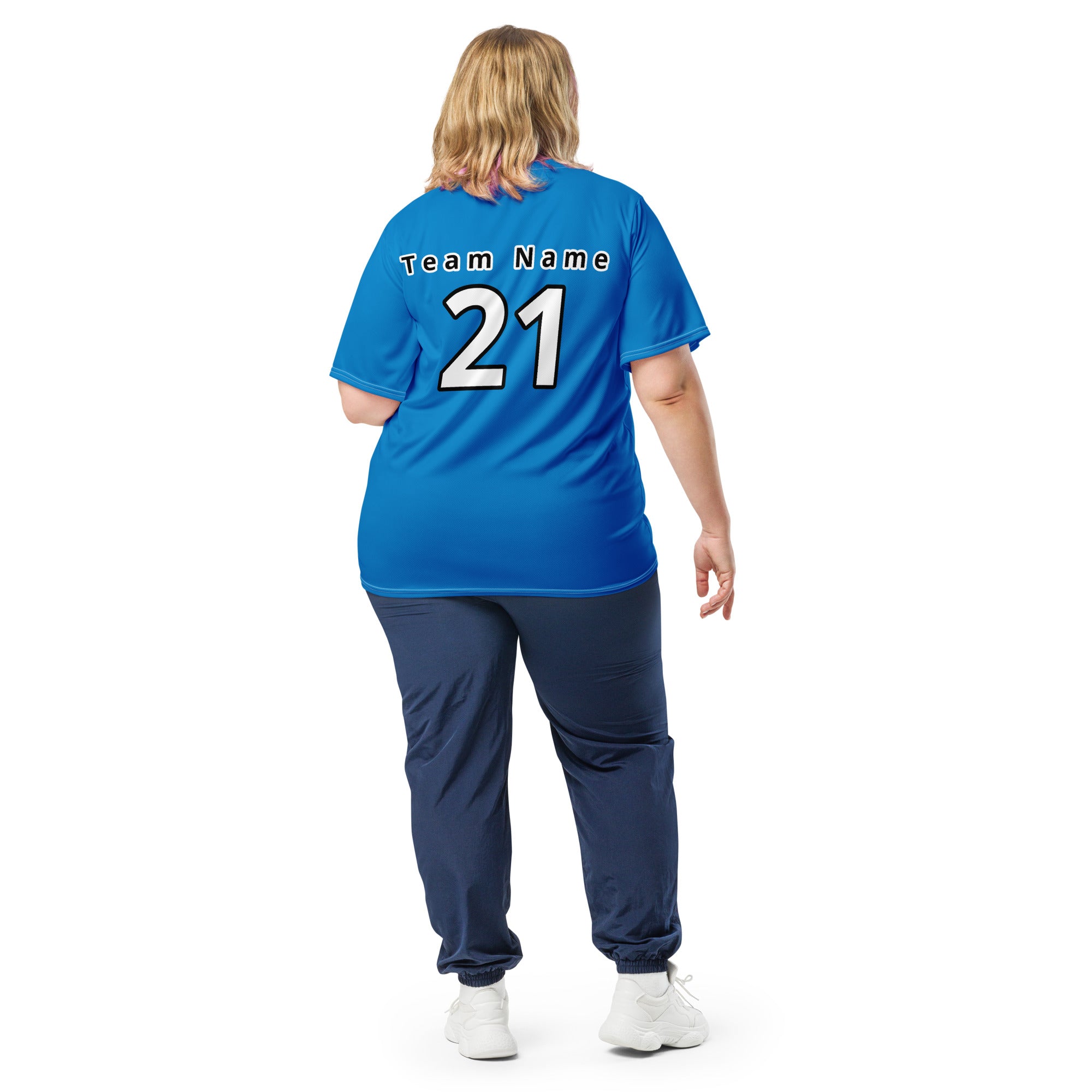 Recycled unisex sports jersey