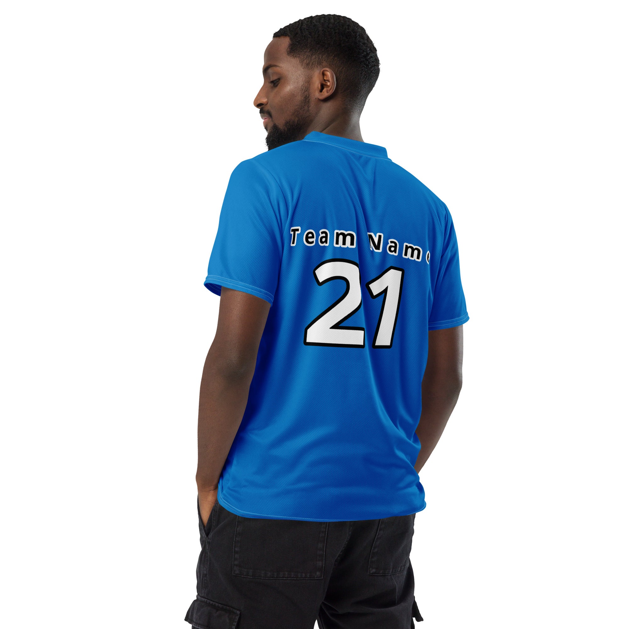 Recycled unisex sports jersey