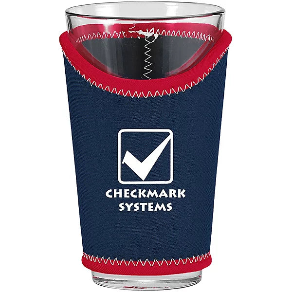 Customized Stacia Deluxe Neoprene Pint Glass Insulator - One Color