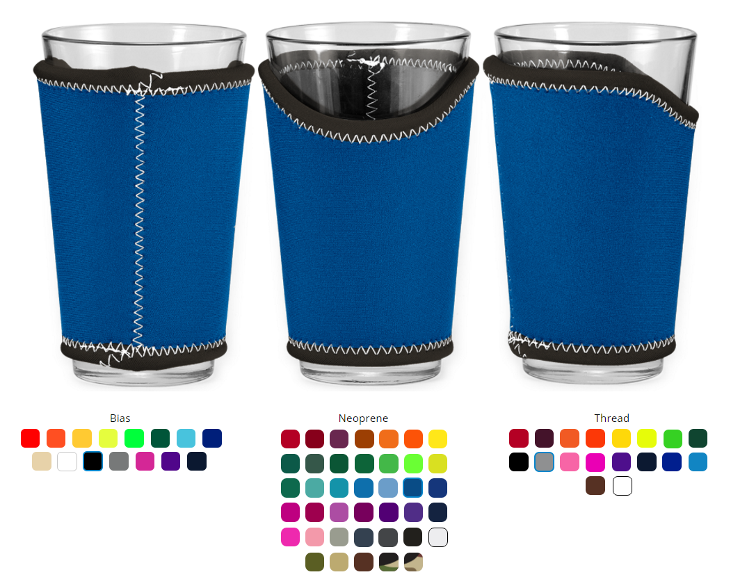 Customized Stacia Deluxe Pint Glass Sleeve - Full Color