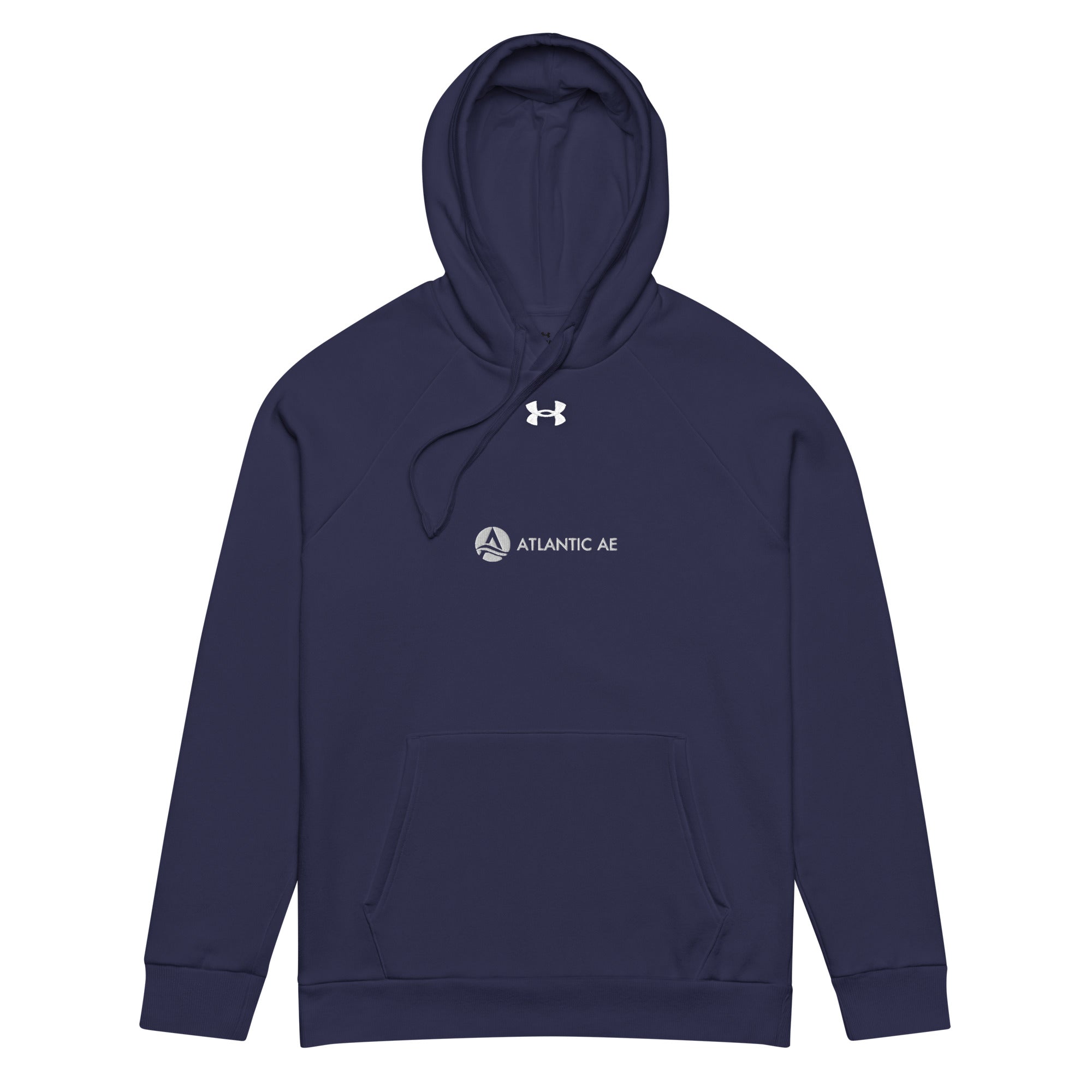 Atlantic AE Under Armour® Drawstring Hoodie - White Logo