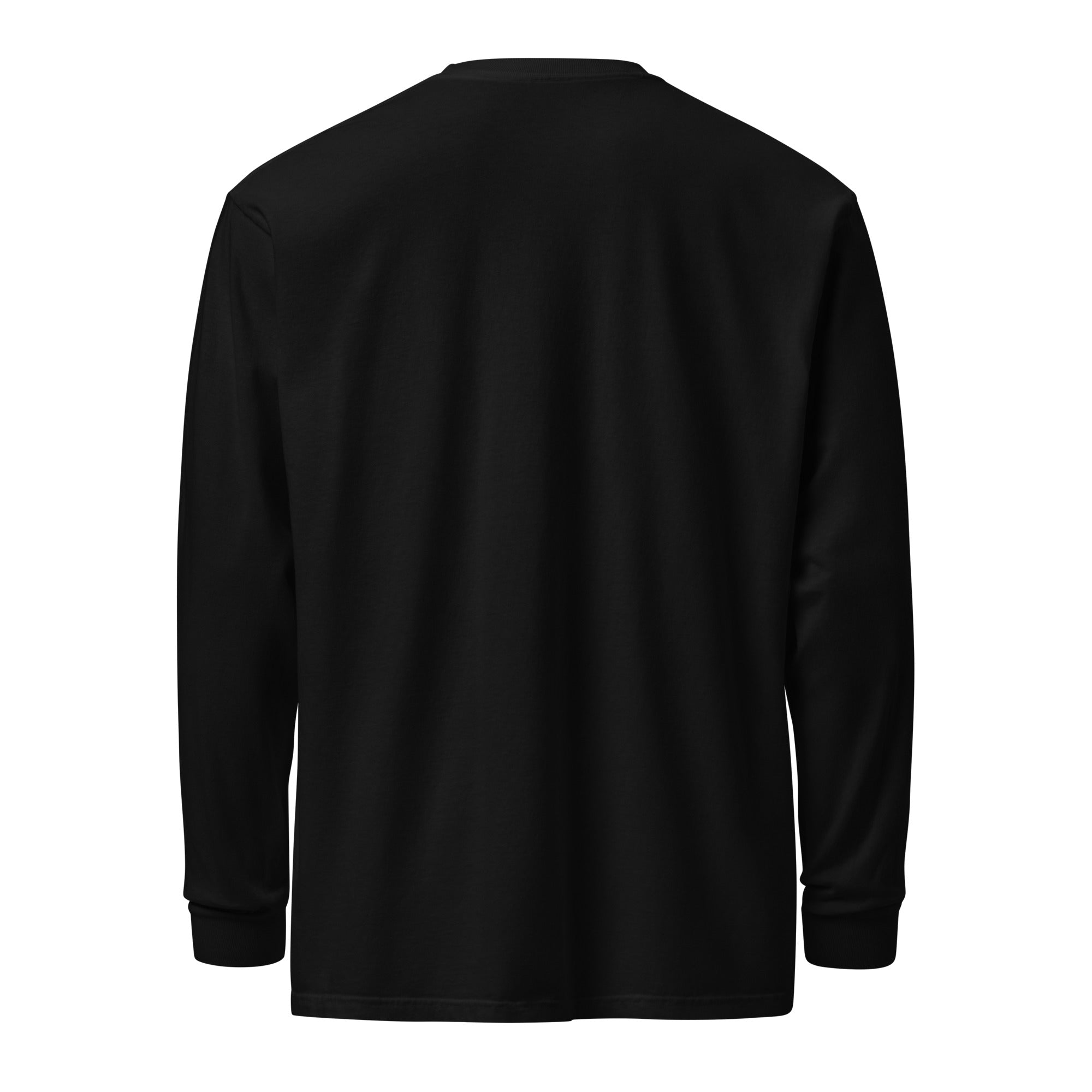 Garment-dyed heavyweight long-sleeve shirt