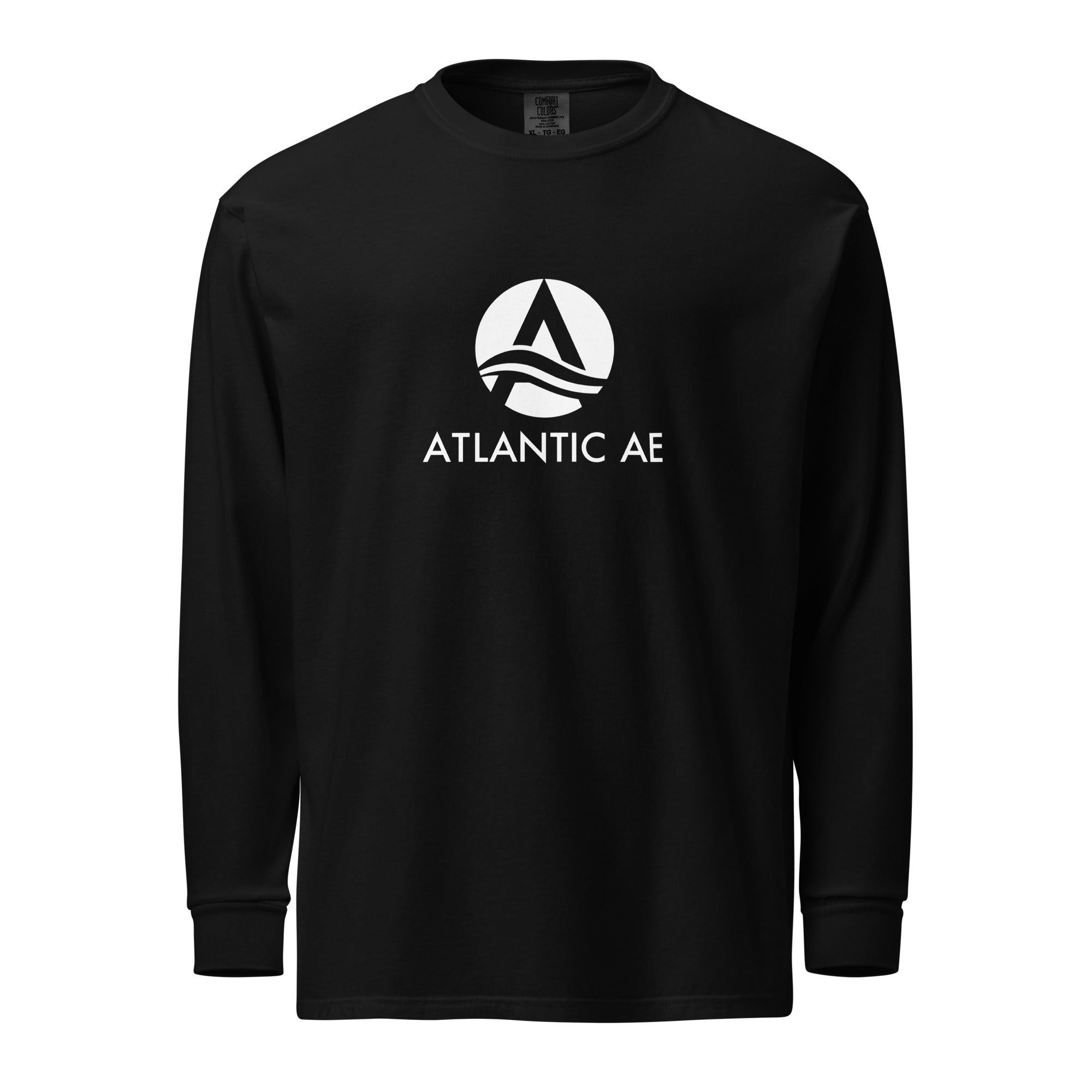Garment-dyed heavyweight long-sleeve shirt
