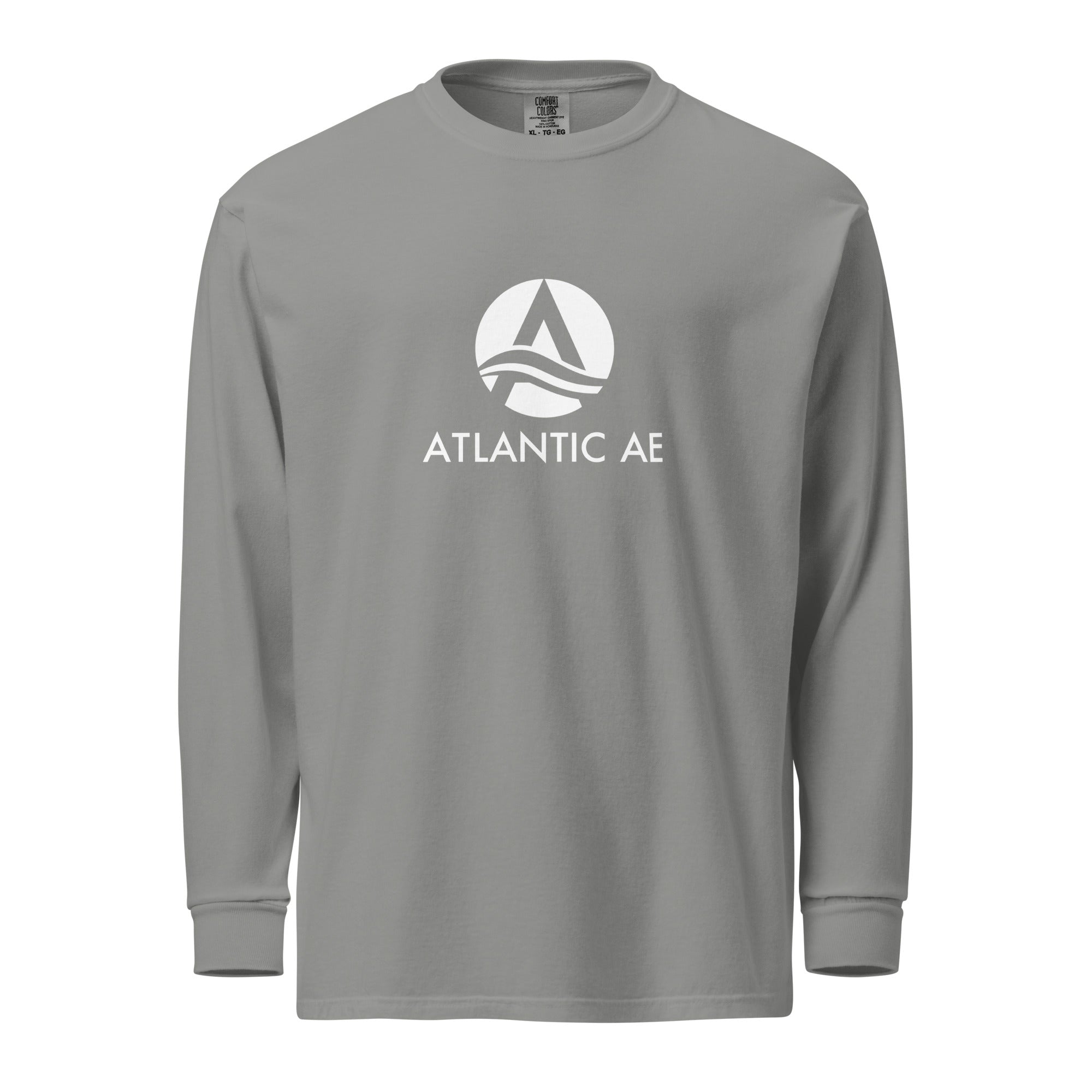 Garment-dyed heavyweight long-sleeve shirt