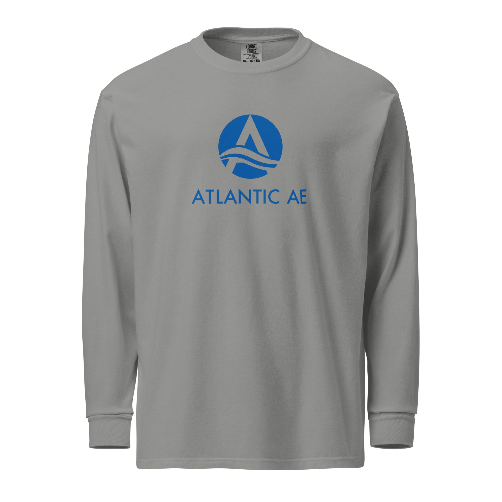 Garment-dyed heavyweight long-sleeve shirt