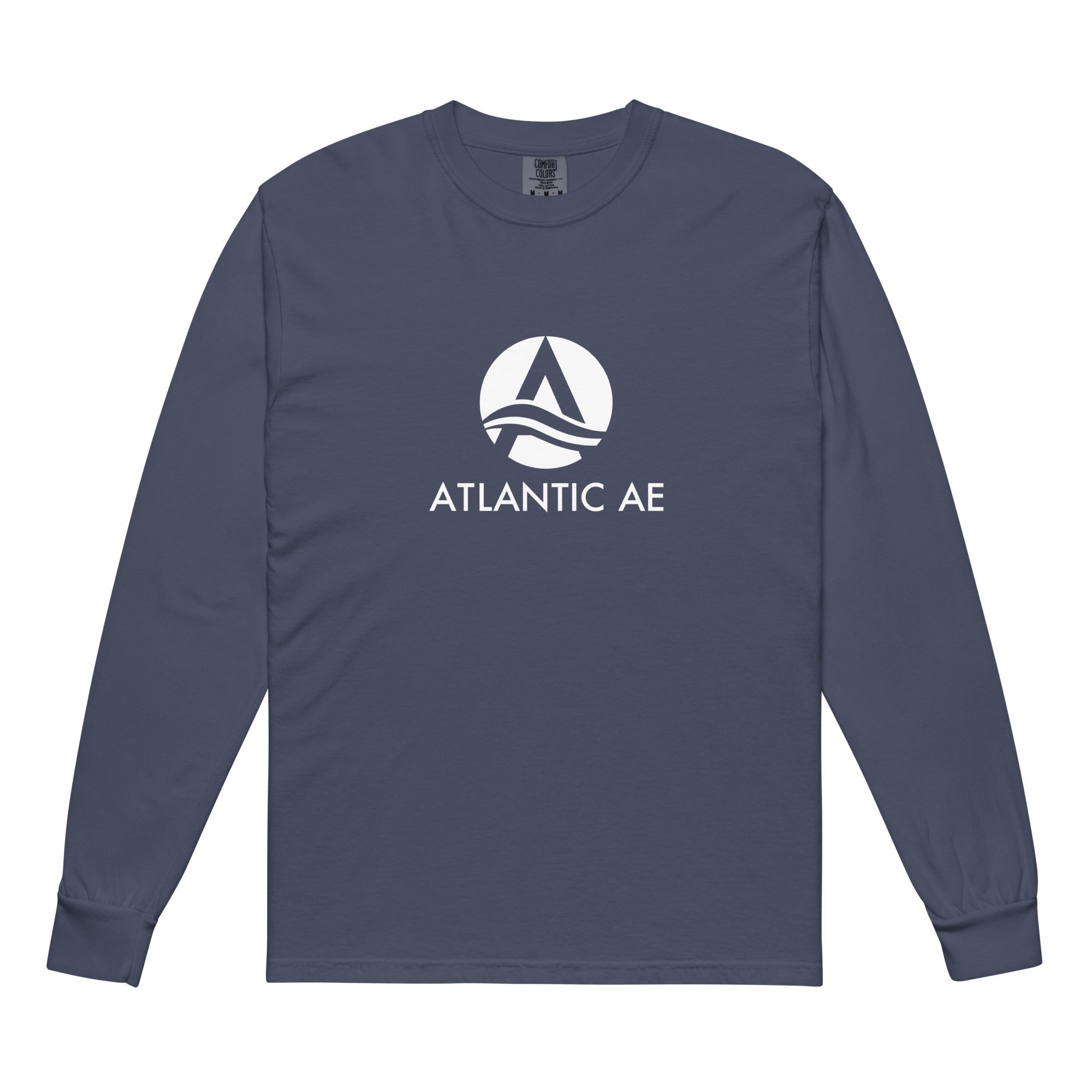 Garment-dyed heavyweight long-sleeve shirt