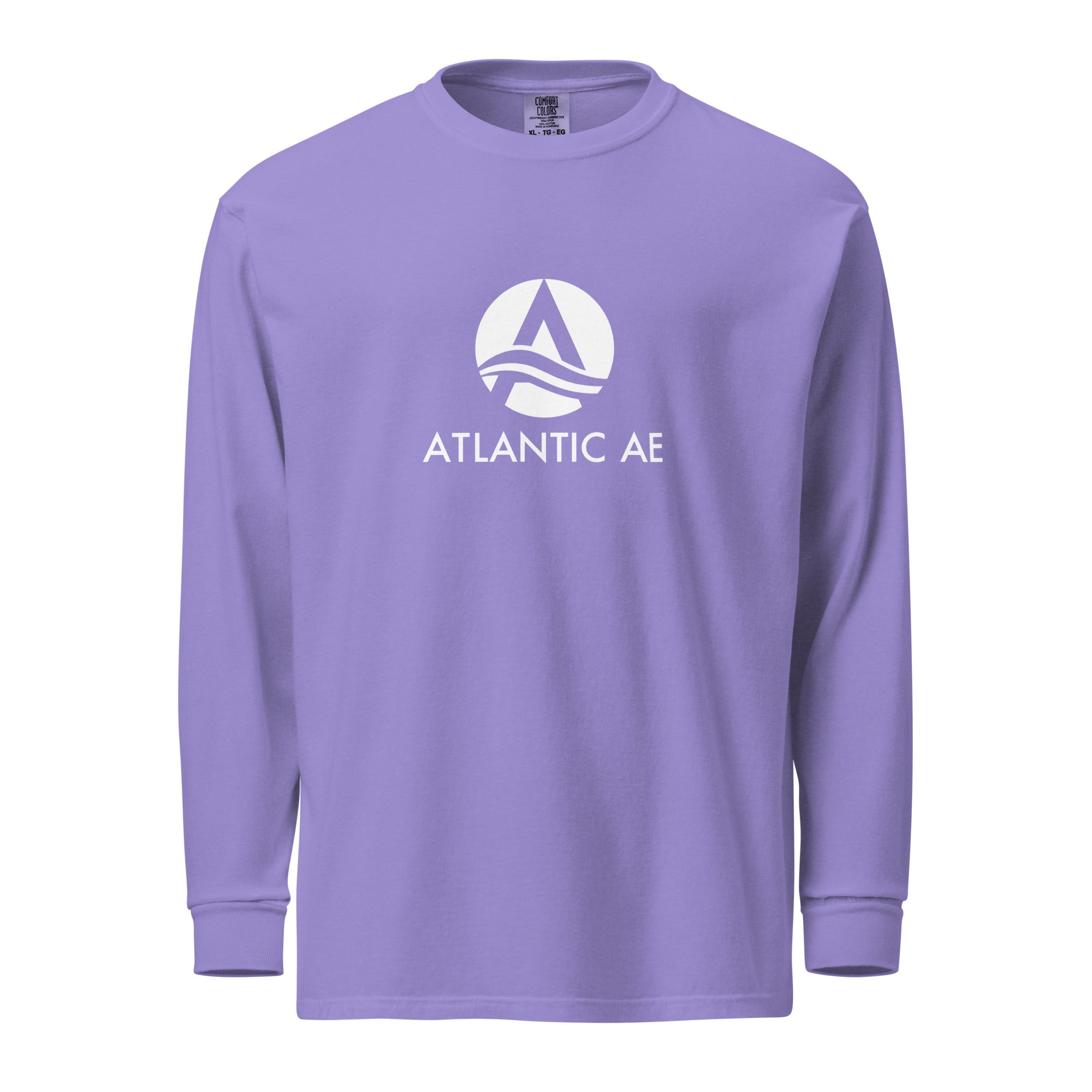 Garment-dyed heavyweight long-sleeve shirt