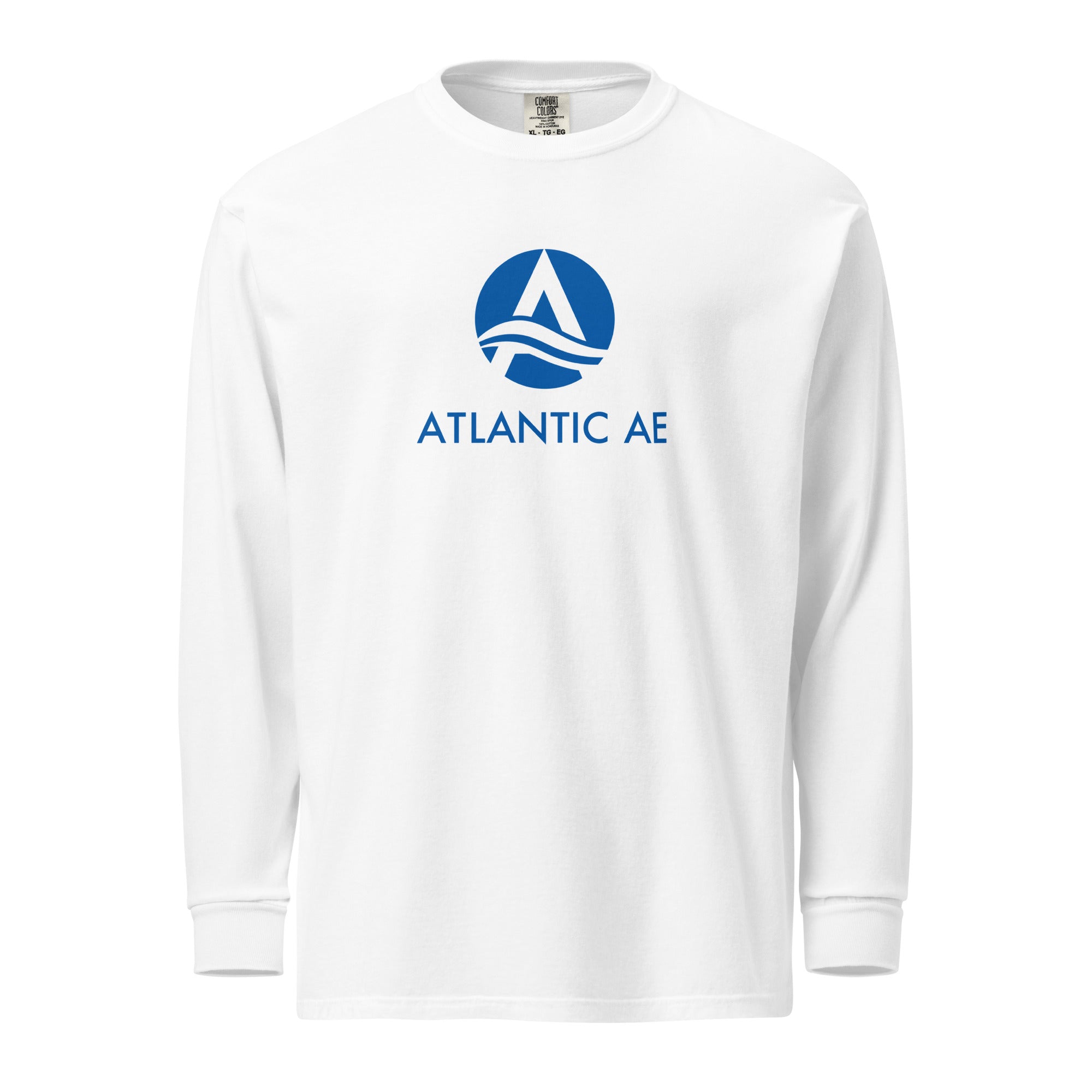 Garment-dyed heavyweight long-sleeve shirt