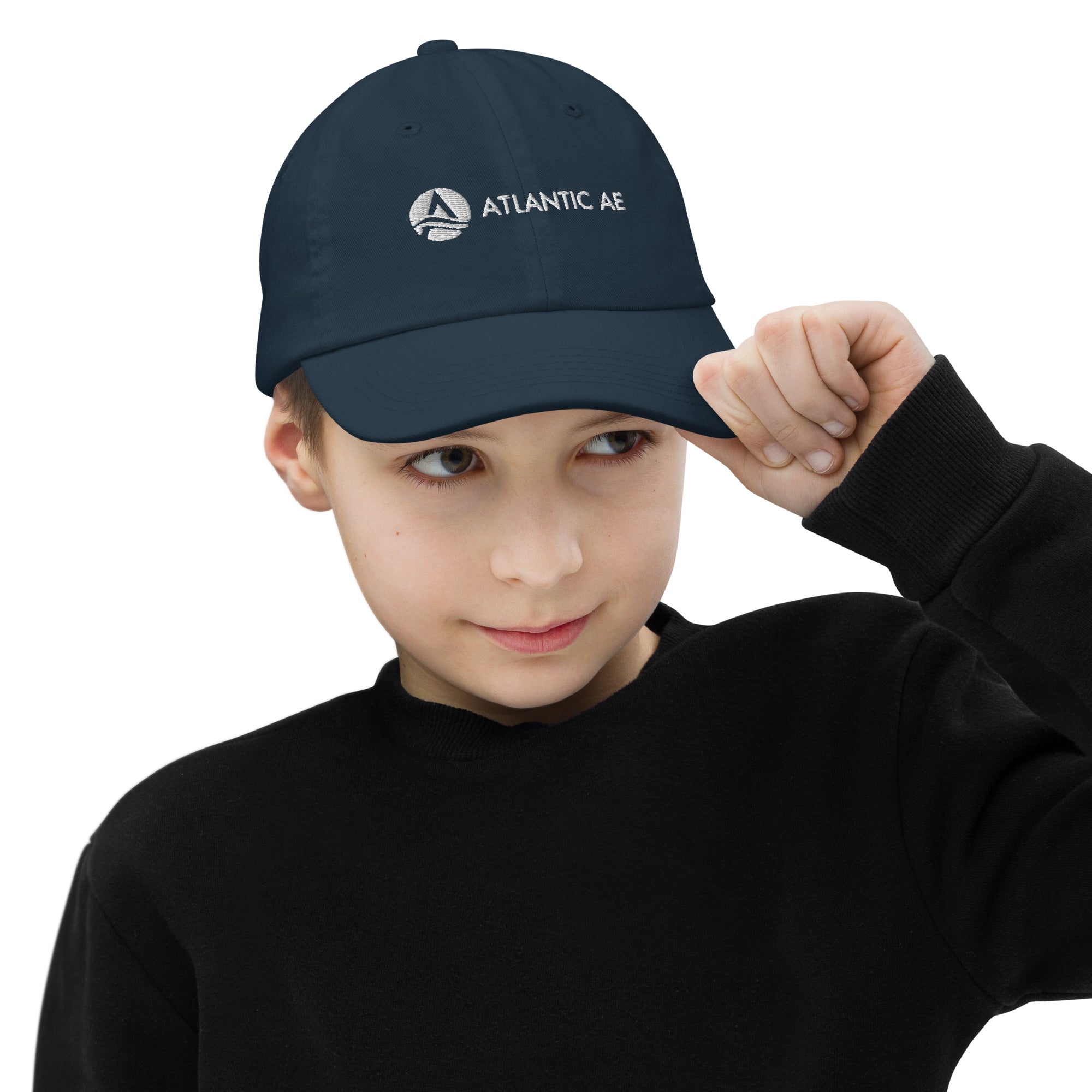 Atlantic AE Youth Baseball Cap - White Logo