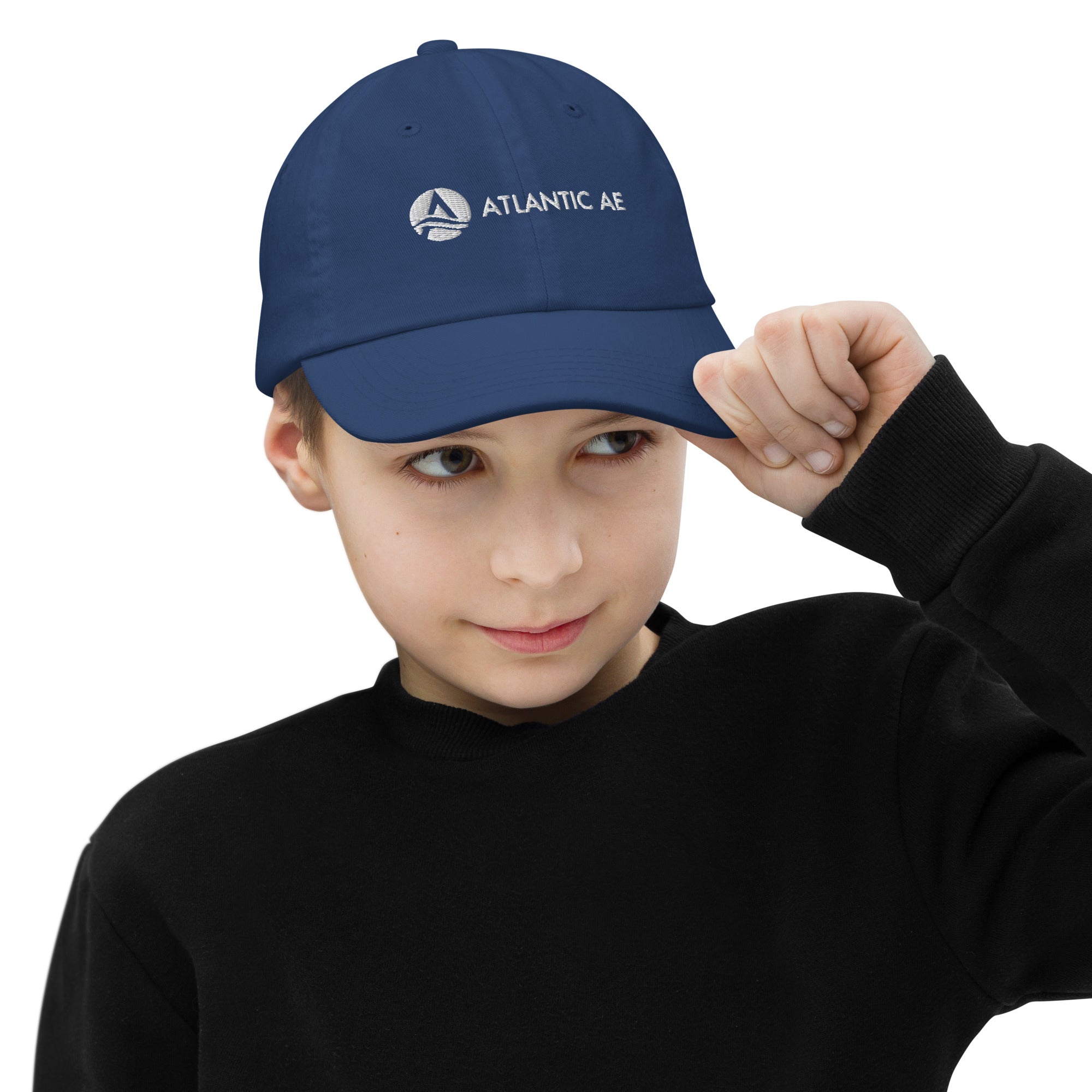 Atlantic AE Youth Baseball Cap - White Logo