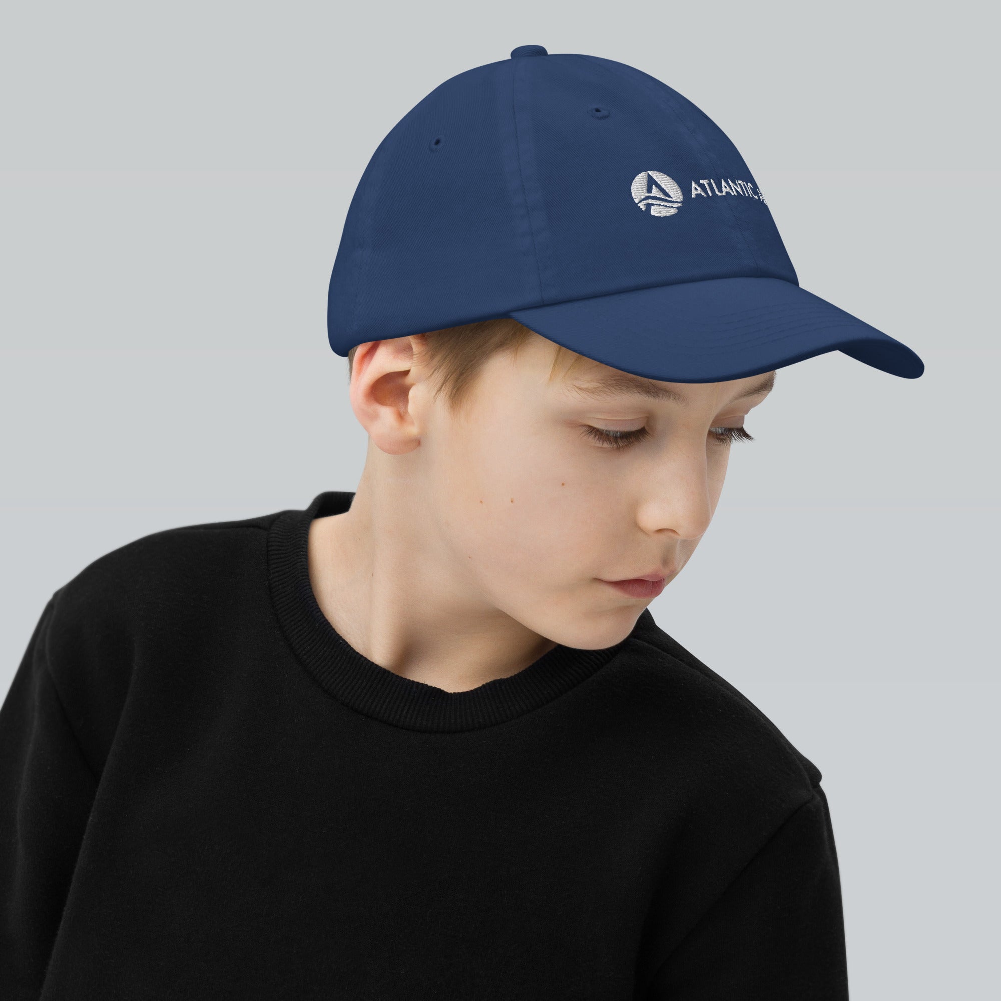 Atlantic AE Youth Baseball Cap - White Logo