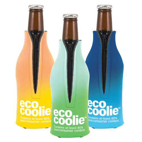Eco-Foam Zipper Bottle Coolers - Full Color a Bottle Coolers by %shopname