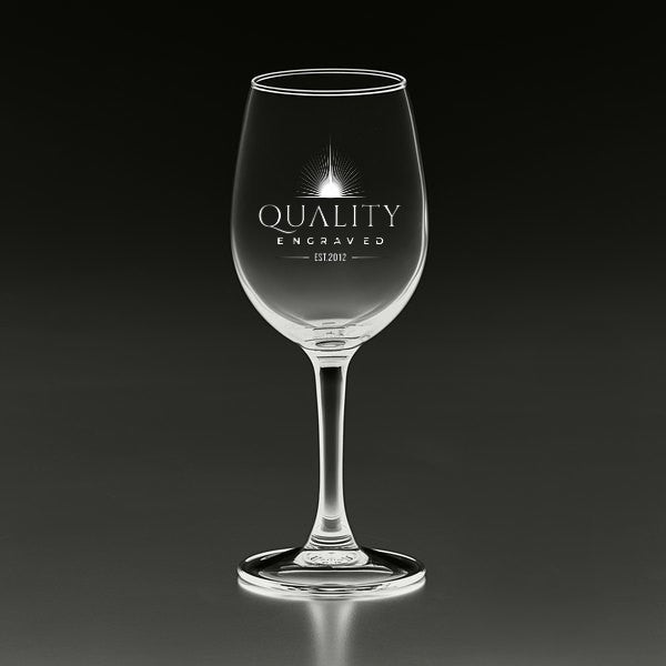 Engraved 8 oz. Acopa Flora Customizable Wine Glass - 5535308