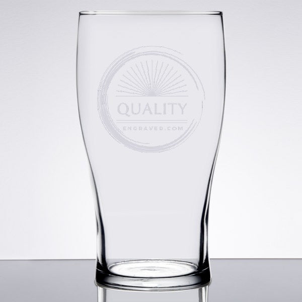 Engraved Beer Pub Glass - 20 oz - Item 244/c