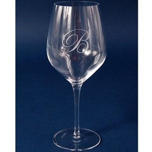 Custom engraved Engraved Crystal Cabernet/Merlot Wine Glass - 23oz - Item 450 /08743 from Quality Glass Engraving
