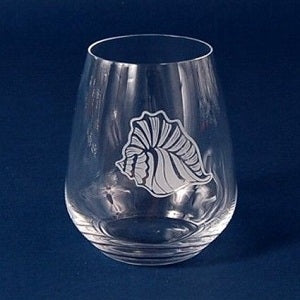 Custom engraved Engraved Atelier Stemless Crystal Wine Glass - 23 oz - Item 458/10291 from Quality Glass Engraving