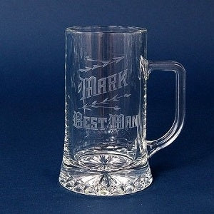 Custom engraved Engraved Maxim Beer Mug - 17 oz - Item 542/2329SA450 from Quality Glass Engraving