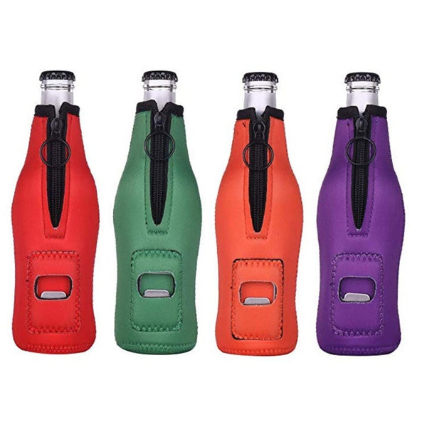 Zipper Bottle Koozies are Special Event Gold