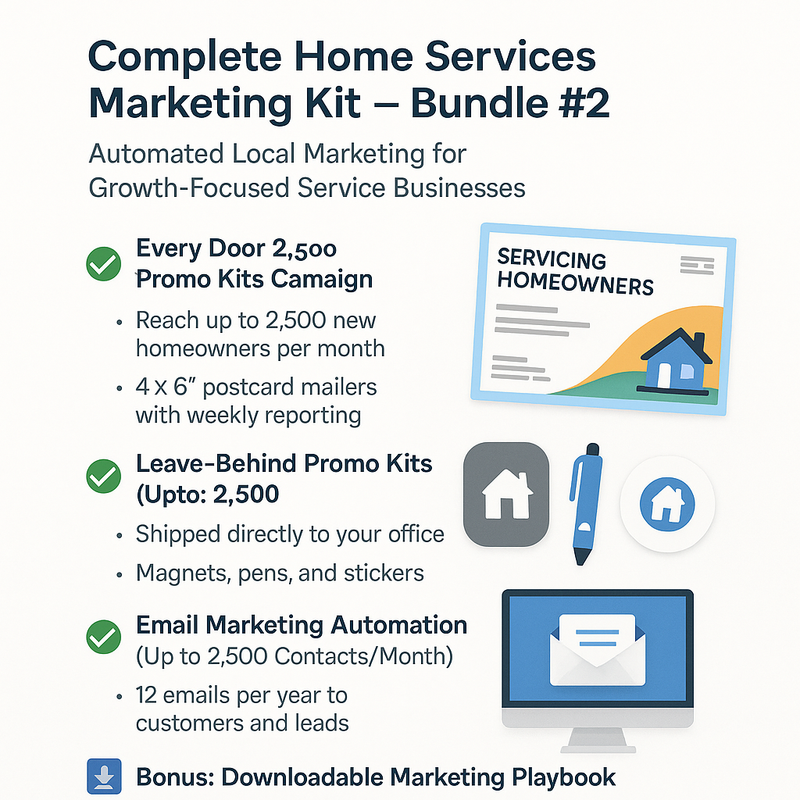 Home Services Remarketing Bundle - Business Expansion 2500 Package