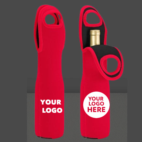 Customized Neoprene Wine Tote - Single Color
