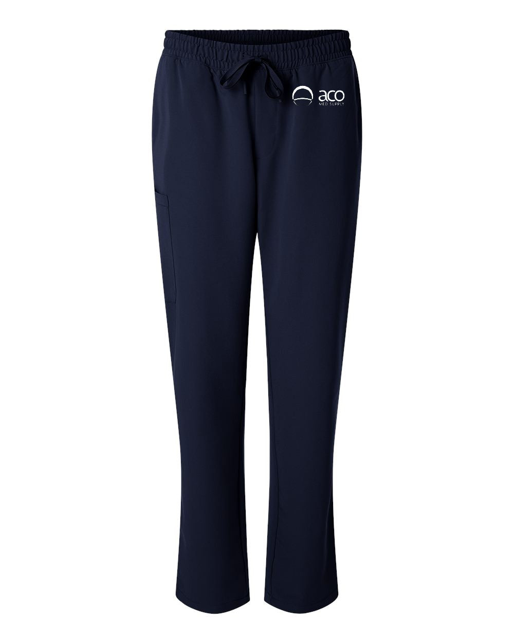 Jaanuu Men’s Rhodes Everyday Straight-Leg Scrub Pants With Logo