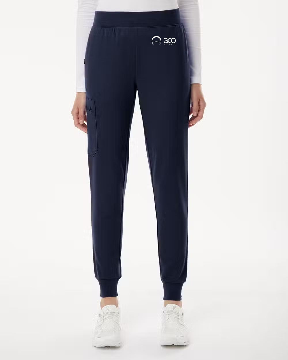Jaanuu Women's Rubi Ultrasoft Scrub Joggers With Logo