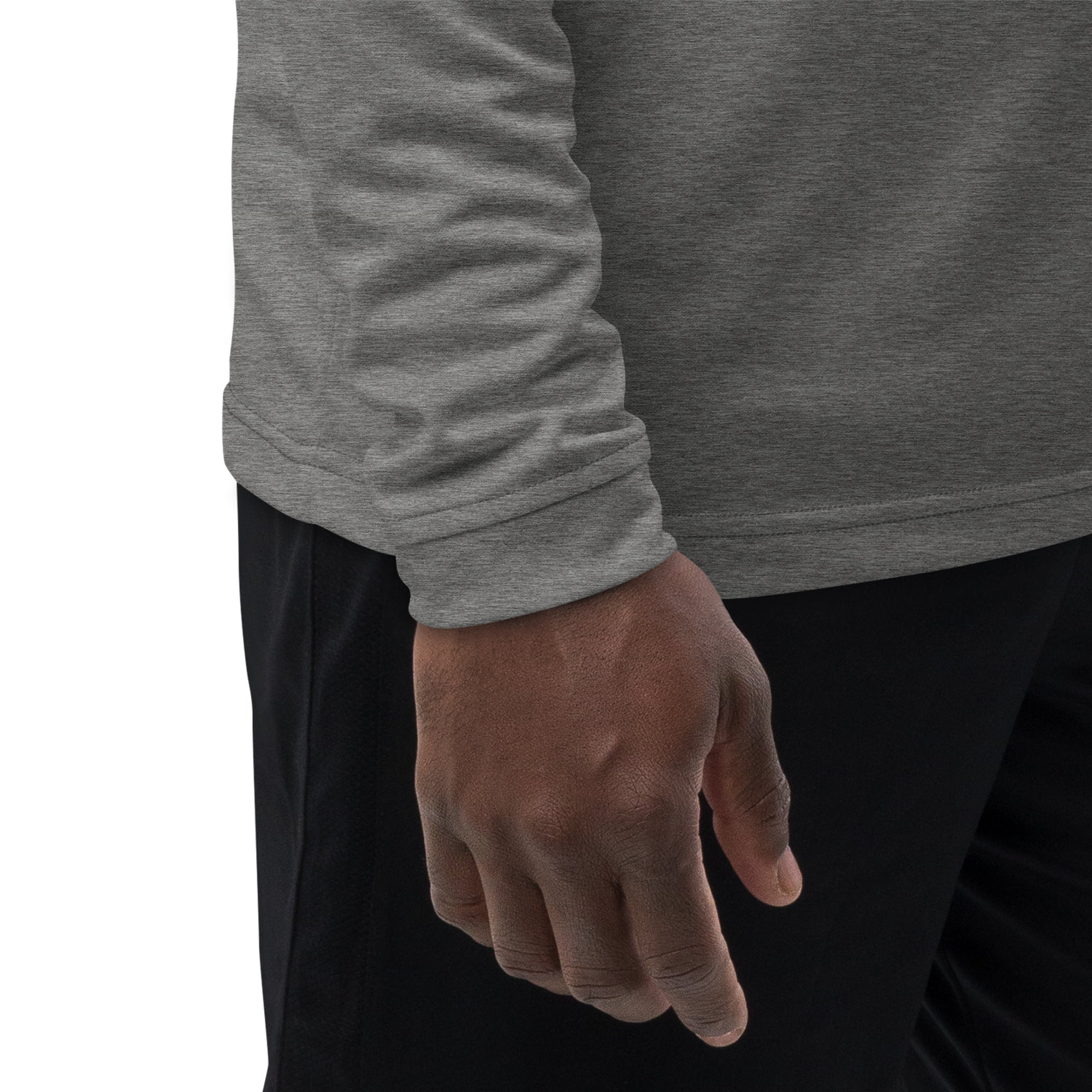 Atlantic AE Quarter Zip Adidas Dry-Wick Pullover - White Logo