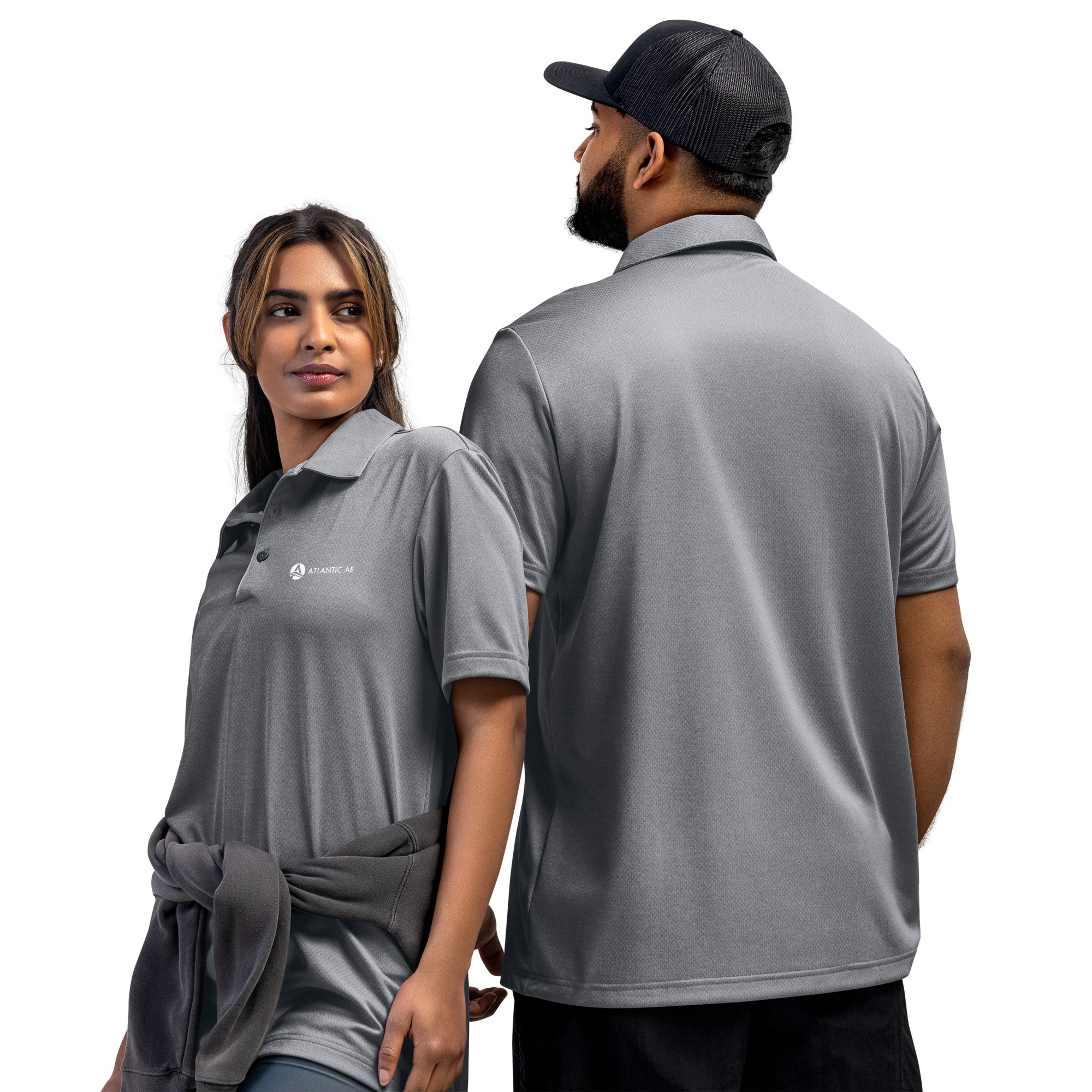 Adidas  unisex space-dyed polo