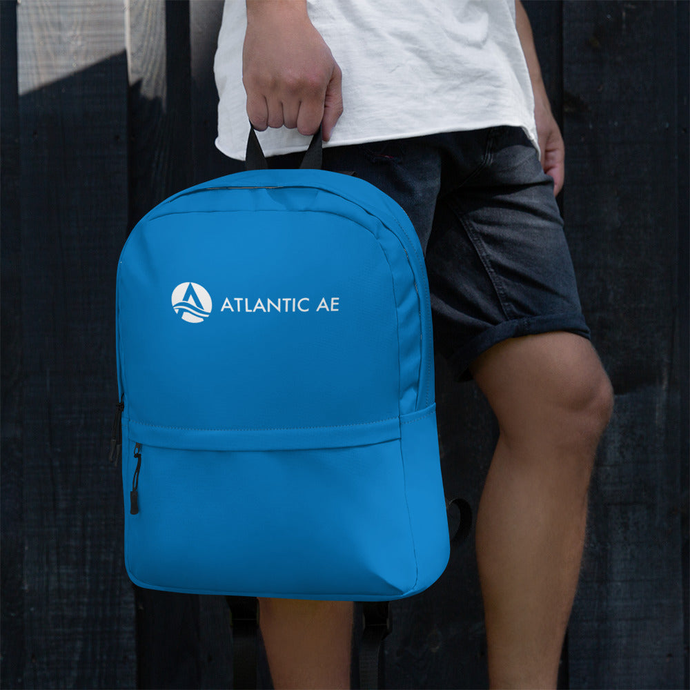 Atlantic AE Work/Sport Backpack - Blue/White Logo