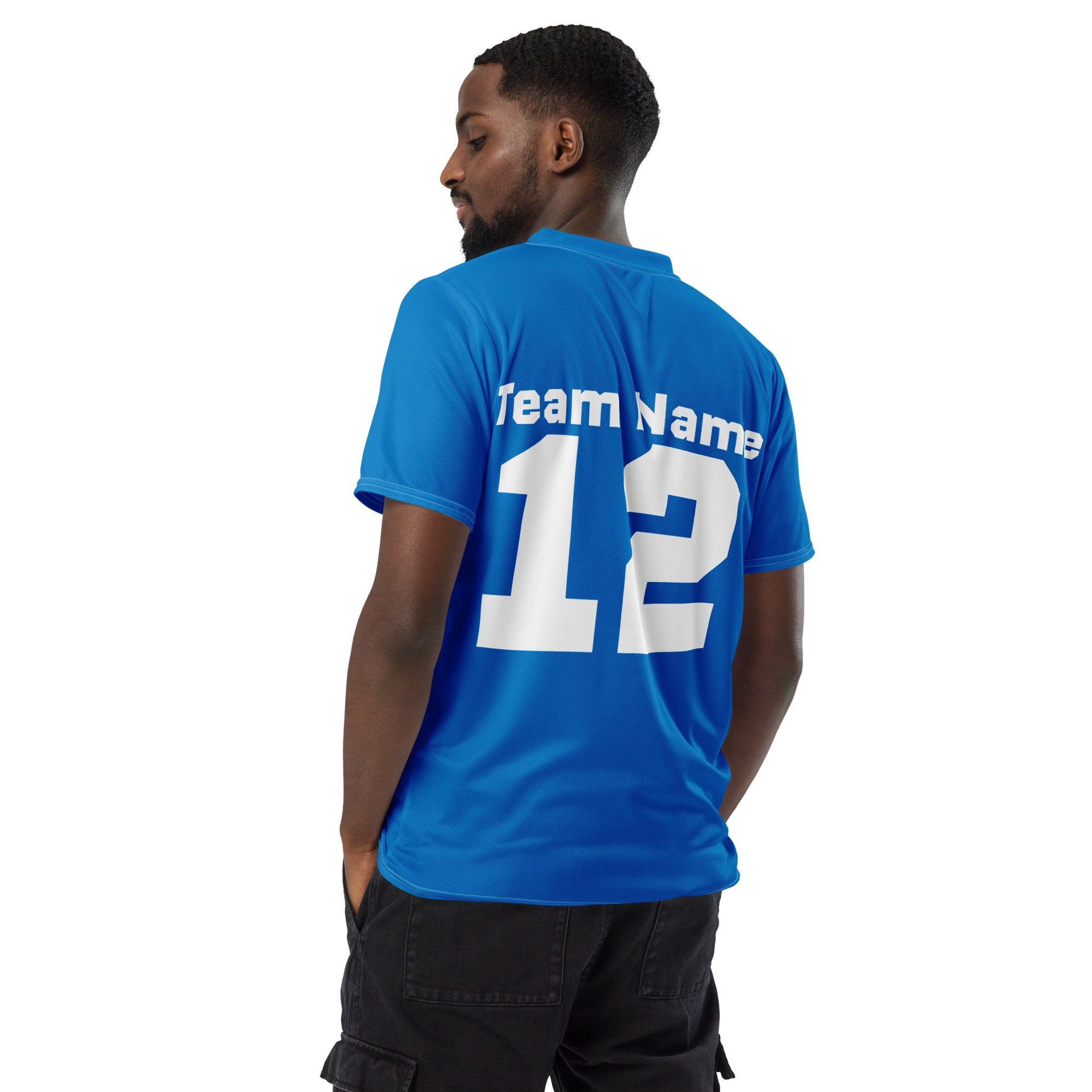 Recycled unisex sports jersey