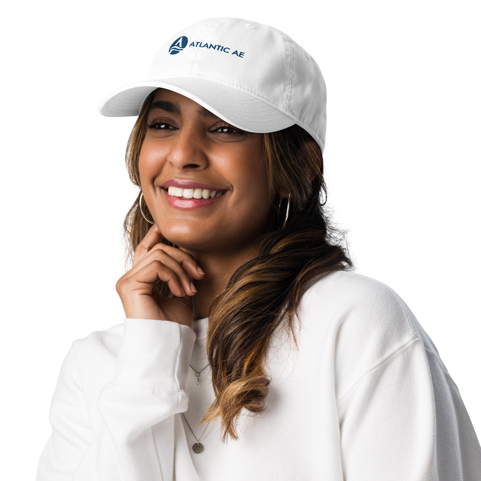 Atlantic AE Champion® Dad Hat - Blue Logo