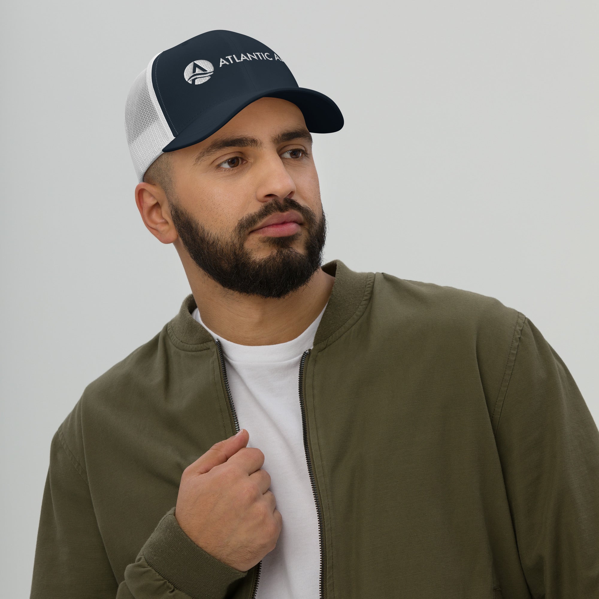 Atlantic AE Mesh Back Trucker Cap