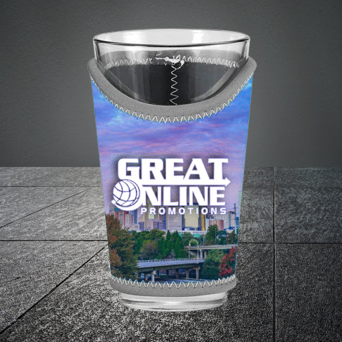 Customized Stacia Deluxe Pint Glass Sleeve - Full Color