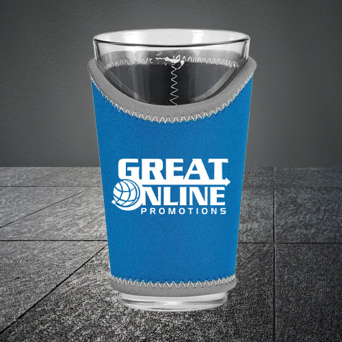 Customized Stacia Deluxe Pint Glass Sleeve - Full Color