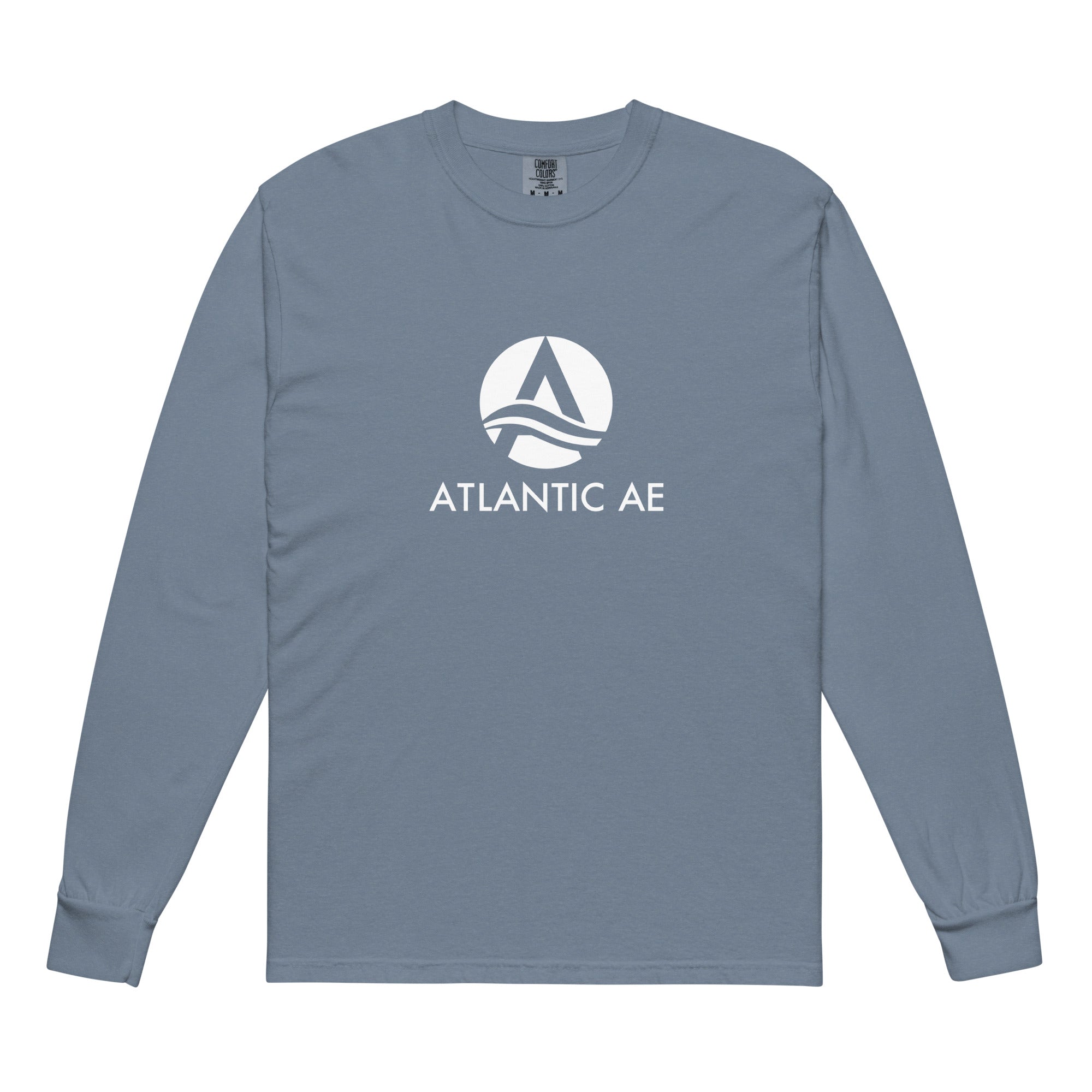 Garment-dyed heavyweight long-sleeve shirt