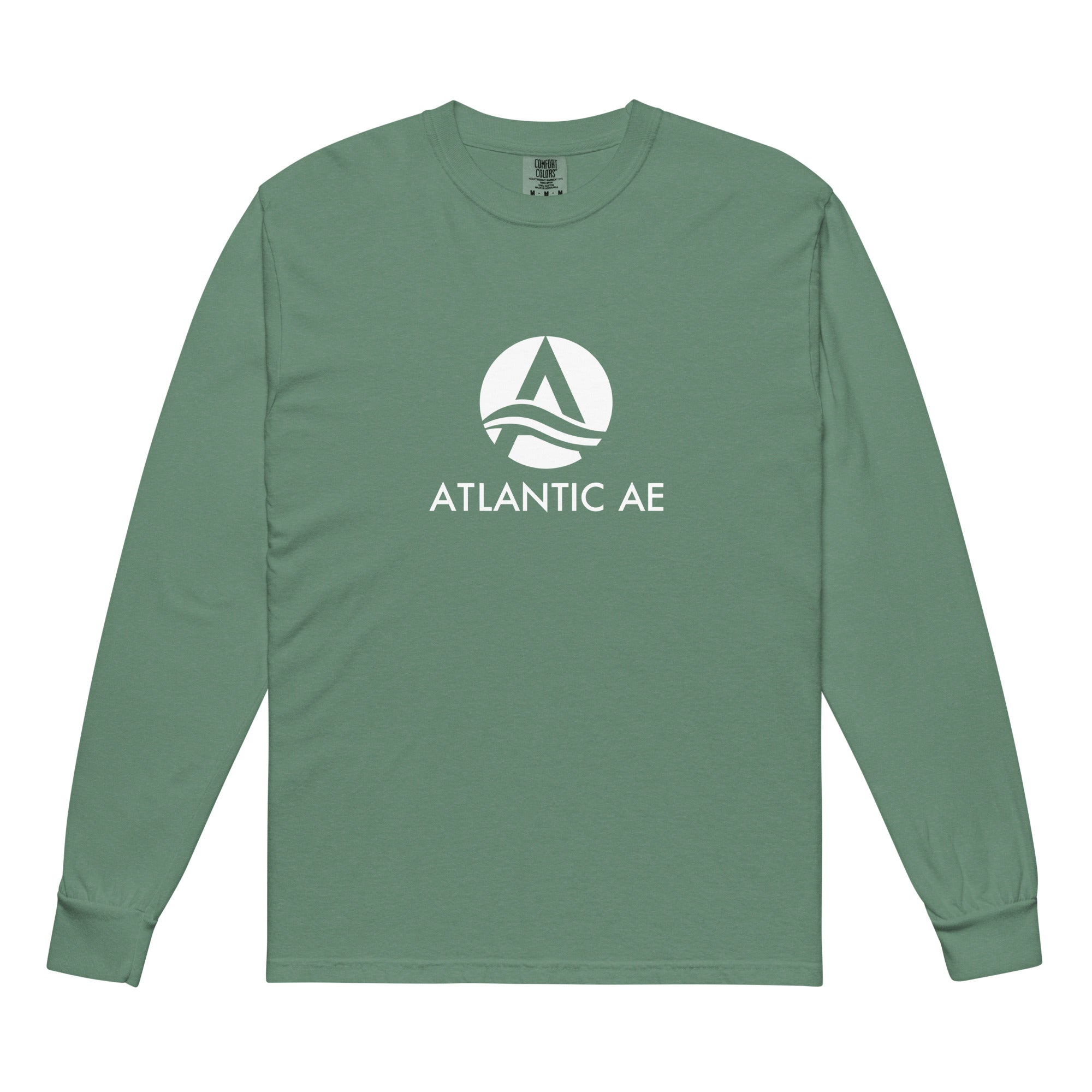 Garment-dyed heavyweight long-sleeve shirt