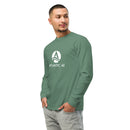 Garment-dyed heavyweight long-sleeve shirt