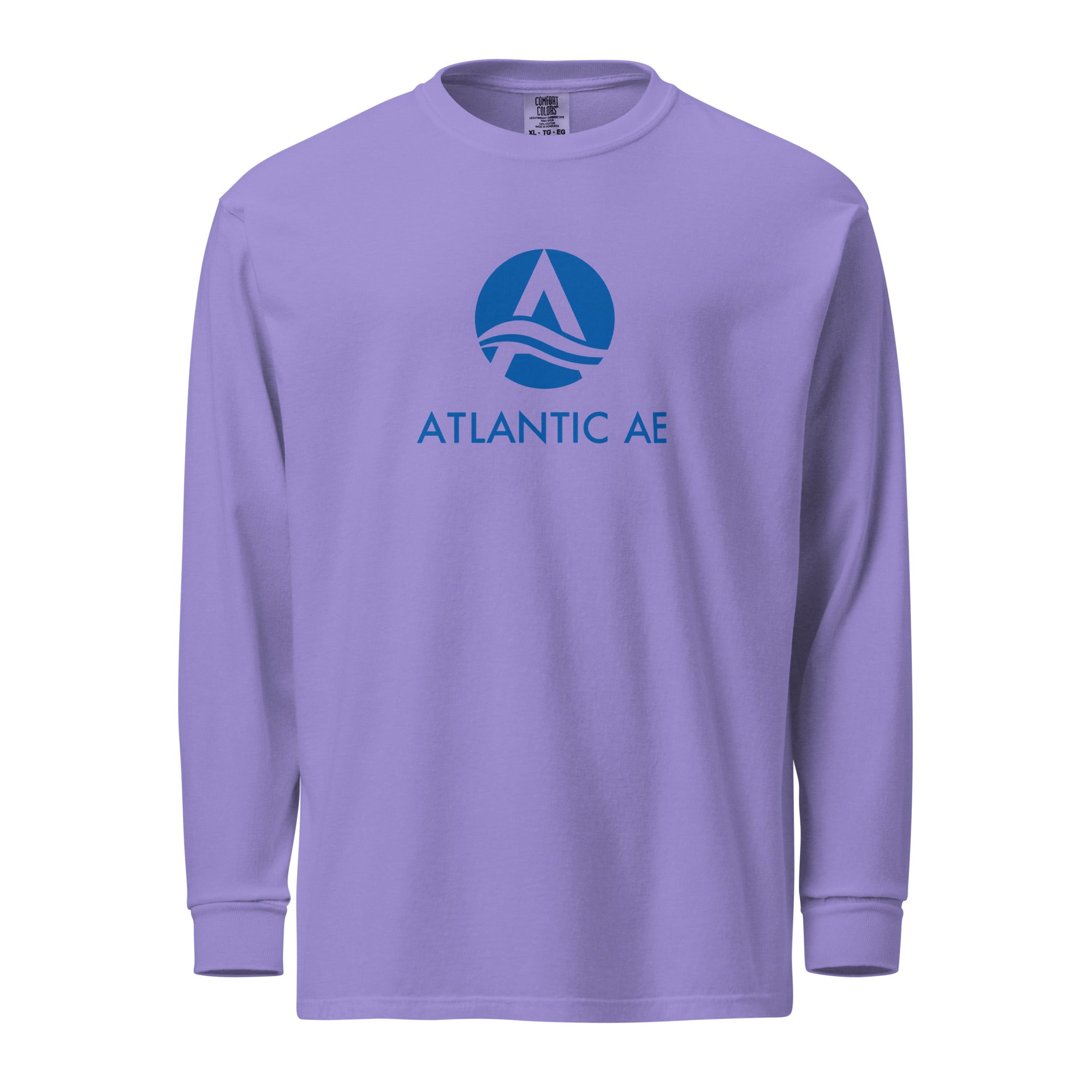 Garment-dyed heavyweight long-sleeve shirt